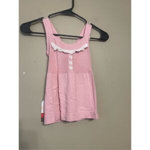Matilda Jane Girls Serendipity Pink Pixie Tank New with Tags Size 6